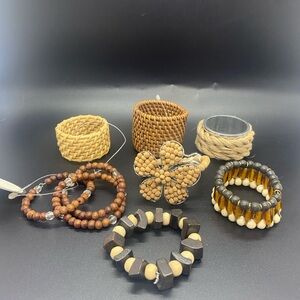 Brown and Tan Decor Accents with Natural Textures